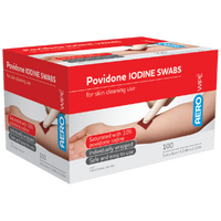 AEROWIPE 10% Povidone Iodine Betadine Swabs