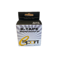 CSPORT Ultimate KTape -7M Roll - Black