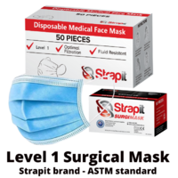 Surgical & Medical Face Masks Level 1 - Box Of 50