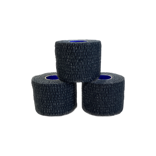 50mm Light Hand Tearable Tape - Black (Single Rolls)