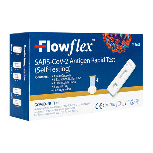 Flowflex Rapid Antigen Nasal Test RAT Very - 5 Pack