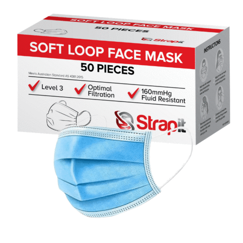 Surgical & Medical Face Masks - Level 3 - Box of 50