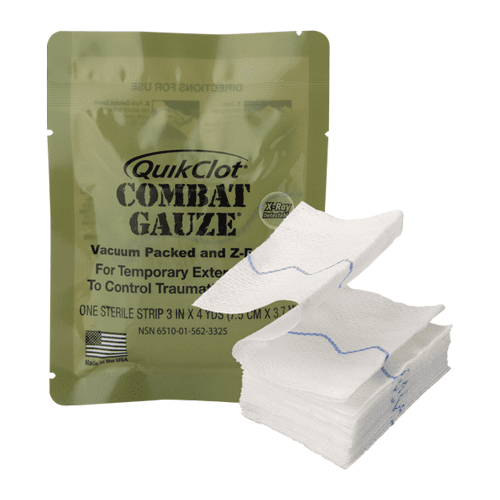 QUIKCLOT Haemostatic Combat Gauze 7.5cm x 3.65M