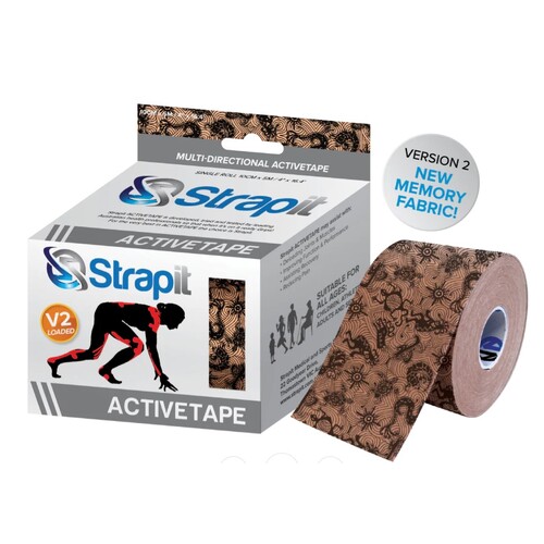 Strapit Active Tape V2 Inca Pattern Print 10cm