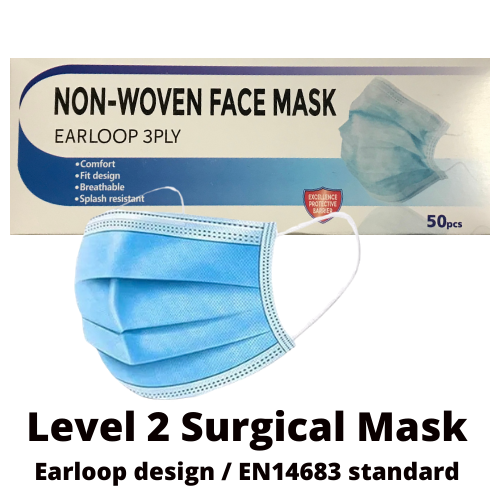 Level 2 Ear Loop Surgical Mask 